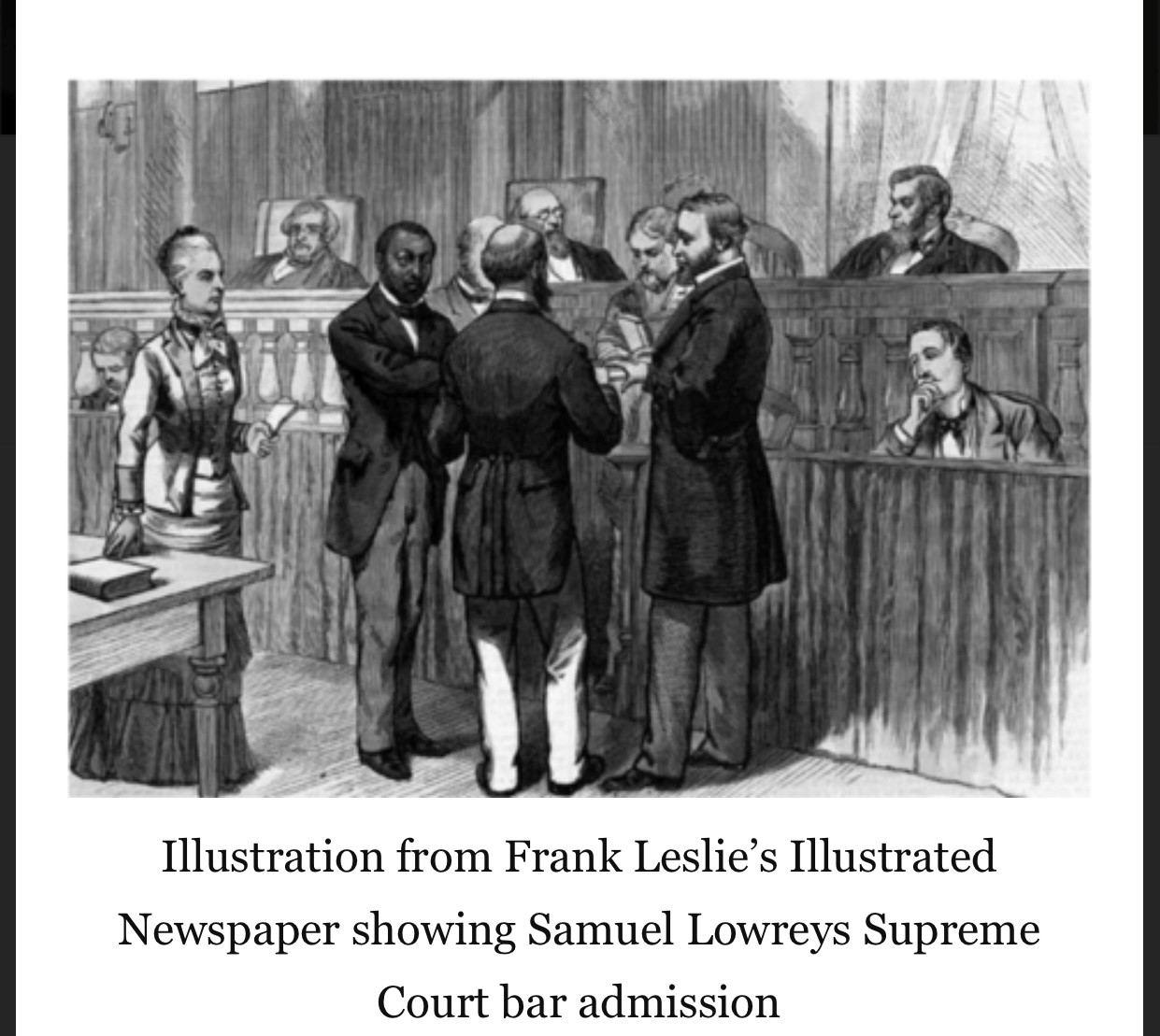 Samuel Lowery Supreme Court admission