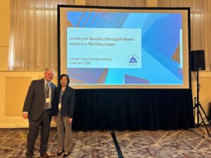 Attorney Richard C. Howard, Jr. co-presenting legal ethics session at Lancaster County Bench Bar Conference.